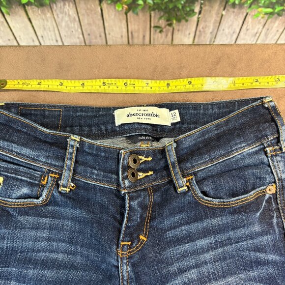 Abercrombie Kids Cute Stretch Straight Leg Girls Jean Size 12 (SKU: 176G) - Picture 11 of 13